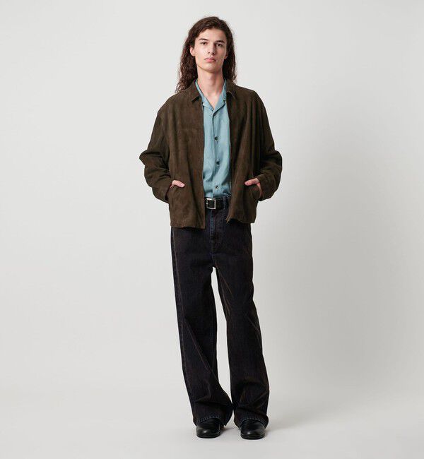 MONKEY TIME「スエード クロップド ジップ ジャケット」|その他|