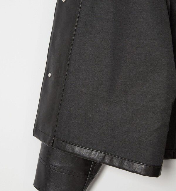 MONKEY TIME「レザーライク クロップド カバーオール」|その他|