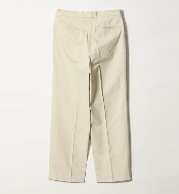 STEVEN ALAN「＜Steven Alan＞ ブラッシュド コットン アウト ワンプリーツ スラックス」|チノ|