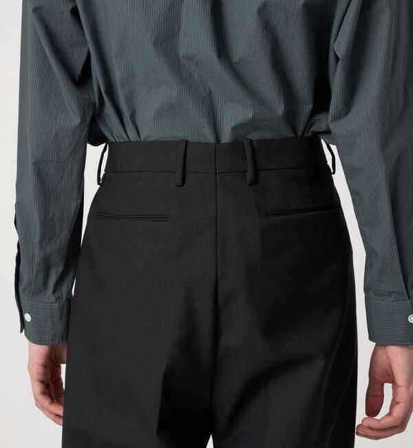 STEVEN ALAN「＜Steven Alan＞ ウール オックスフォード イン ツープリーツ ドレス トラウザーズ」|スラックス|