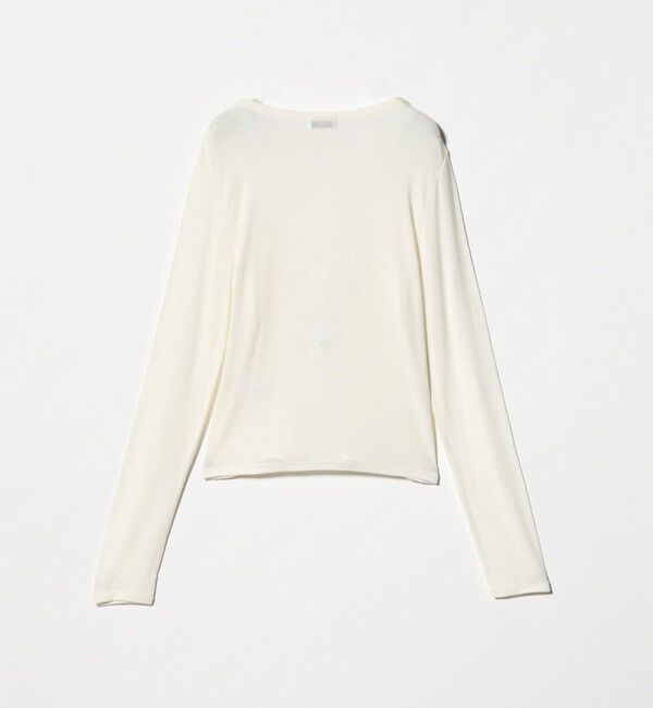 ATTISESSION「＜ATTISESSION＞フライス ループボタン カーディガン」|カーディガン|