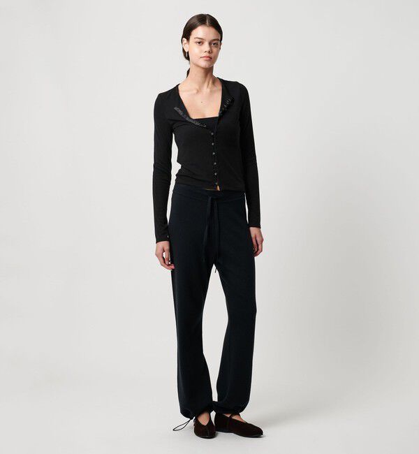 ATTISESSION「＜ATTISESSION＞フライス ループボタン カーディガン」|カーディガン|