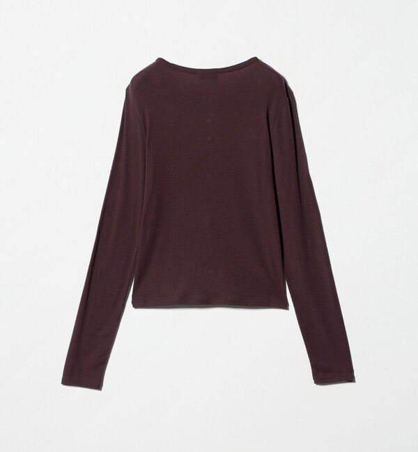 ATTISESSION「＜ATTISESSION＞フライス ループボタン カーディガン」|カーディガン|