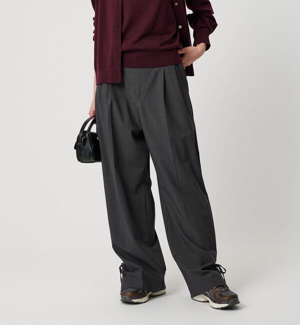 BEAUTY&YOUTH UNITED ARROWS「 へムリボン パンツ ウォッシャブル」|スラックス|