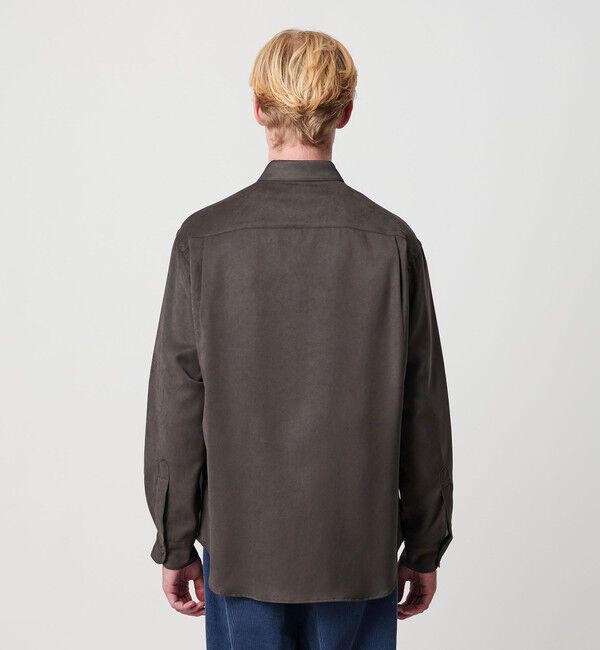 BEAUTY&YOUTH UNITED ARROWS「スエード タッチ レギュラー シャツ FORM型」|シャツ・ブラウス|