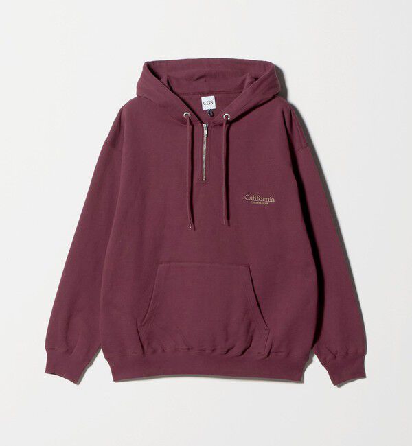 California General Store「＜CGS.＞オーガニックコットン ハーフジップ フーディ スウェット」|スウェット・ジャージ|