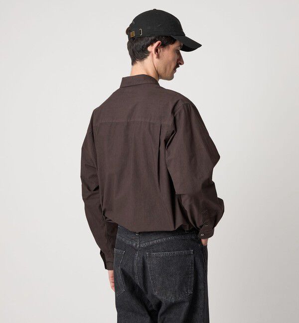 STEVEN ALAN「＜Steven Alan＞ ガーメントダイ ポプリン レギュラーカラー シャツ LOOSE」|シャツ・ブラウス|