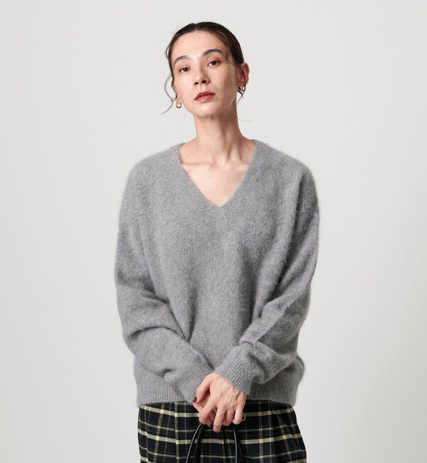 BEAUTY&YOUTH UNITED ARROWS「フォックスカシミヤブレンド Vネックニットプルオーバー」|ニット・セーター|