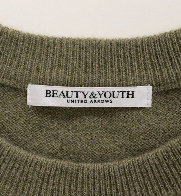 BEAUTY&YOUTH UNITED ARROWS「ウールカシミヤ クルーネックニット＆ストール ウォッシャブル」|ニット・セーター|