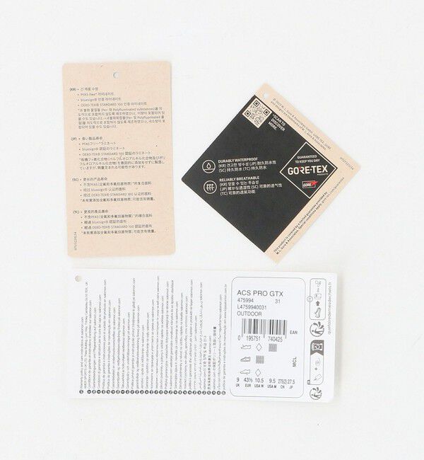 BEAUTY&YOUTH UNITED ARROWS「＜Salomon＞ACS PRO ゴアテックス スニーカー」|スニーカー|