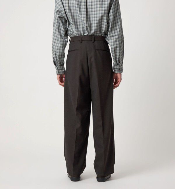 STEVEN ALAN「＜Steven Alan＞ ヴィンテージツイル インツープリーツ ドレス トラウザーズ」|スラックス|