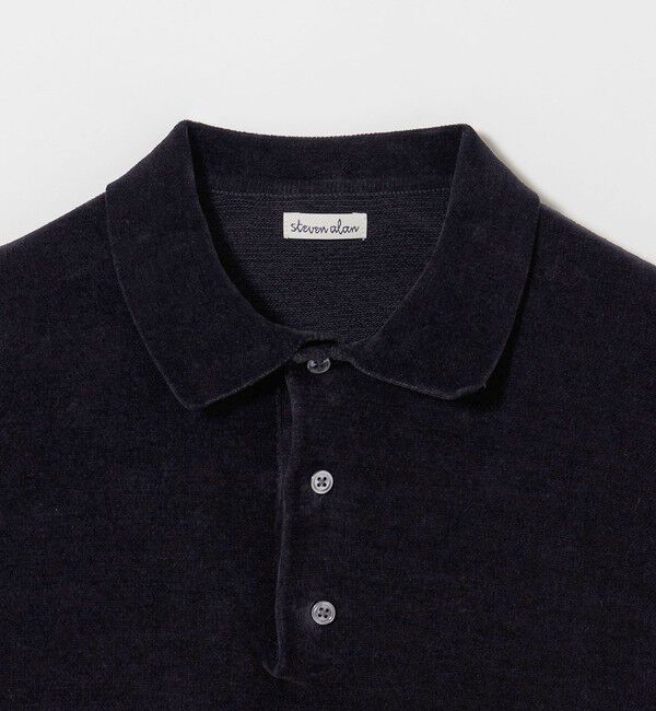 STEVEN ALAN「＜Steven Alan＞ 3B コットン ニット ポロシャツ」|ニット・セーター|