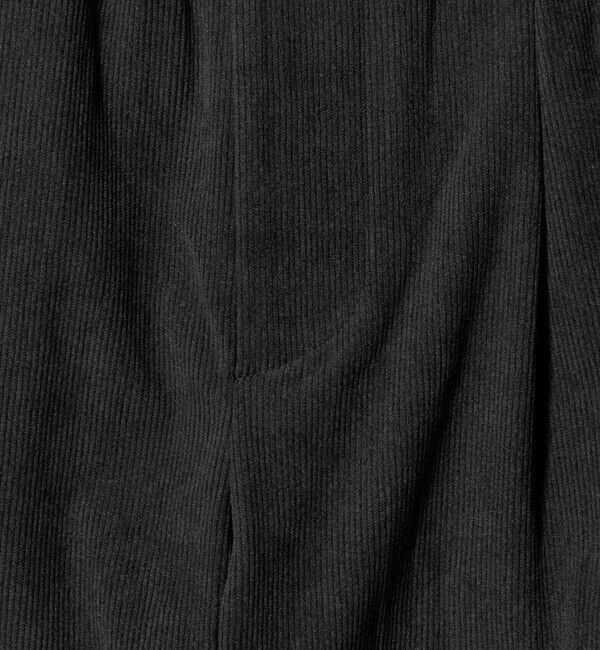BEAUTY&YOUTH UNITED ARROWS「トリコット コーデュロイ 1プリーツ イージーパンツ NO.5 ストレッチ」|チノ|