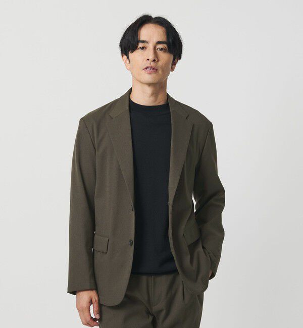 BEAUTY&YOUTH UNITED ARROWS「エコフルフラン コンフォート ジャケット セットアップ対応可能」|テーラードジャケット|OLIVE