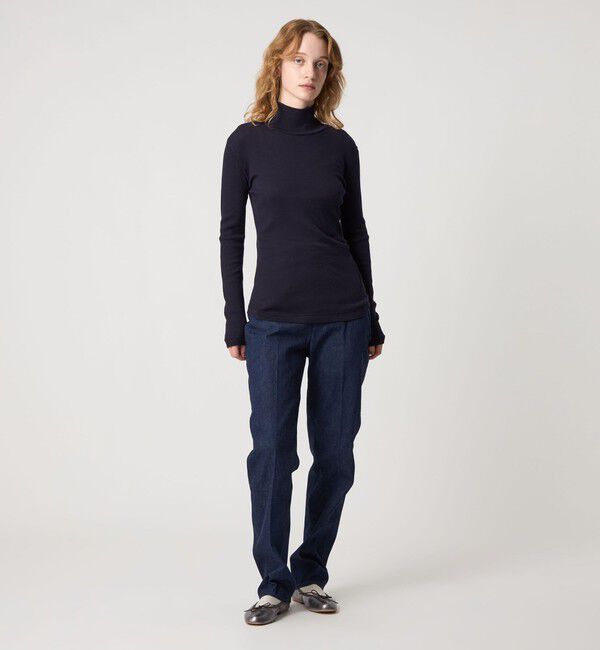 STEVEN ALAN「＜Steven Alan＞コットン シルク リブ タートルネック プルオーバー」|Tシャツ・カットソー|