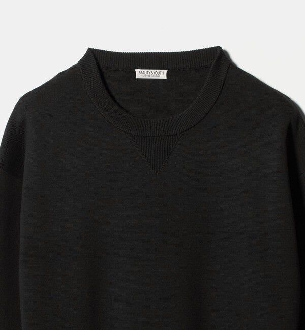 BEAUTY&YOUTH UNITED ARROWS「ミラノリブ クルーネック ニットスウェット」|ニット・セーター|