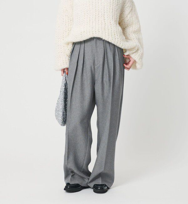 BEAUTY&YOUTH UNITED ARROWS「【WEB限定】ポリエステル タックワイドパンツ ウォッシャブル」|その他|