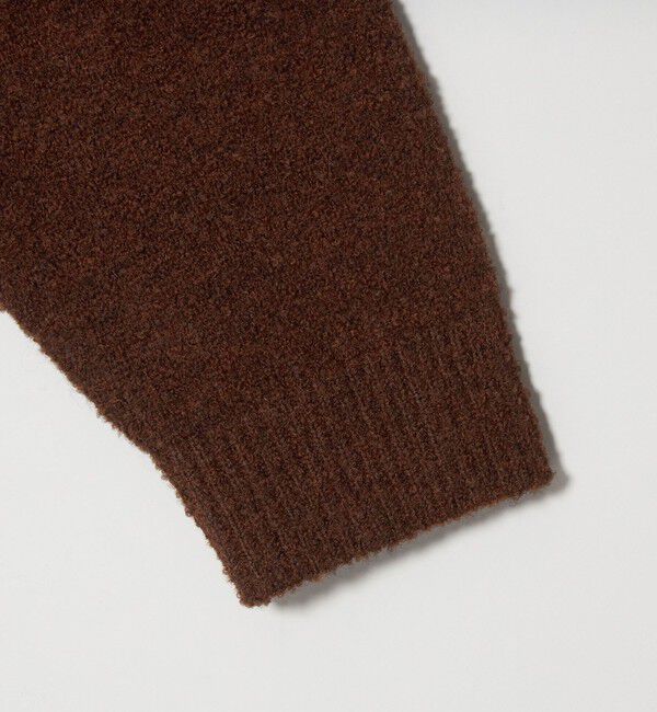 MONKEY TIME「ウール ナイロン ループヤーン クルーネック」|ニット・セーター|