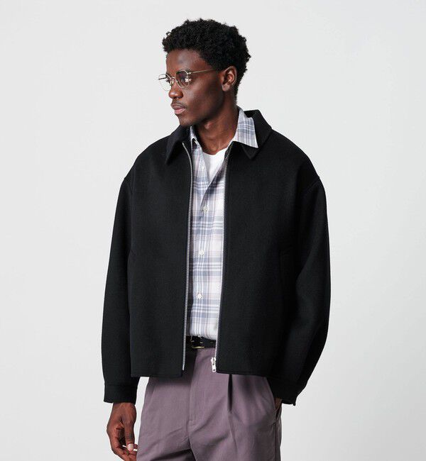 BEAUTY&YOUTH UNITED ARROWS「ショートビーバー リバー ブルゾン」|ブルゾン・スタジャン|