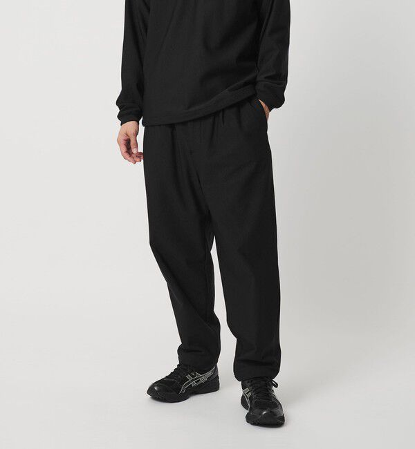 BEAUTY&YOUTH UNITED ARROWS「&rdquo;パーフェクトストレッチ&rdquo; バルーン イージーパンツ NO.9」|チノ|BLACK