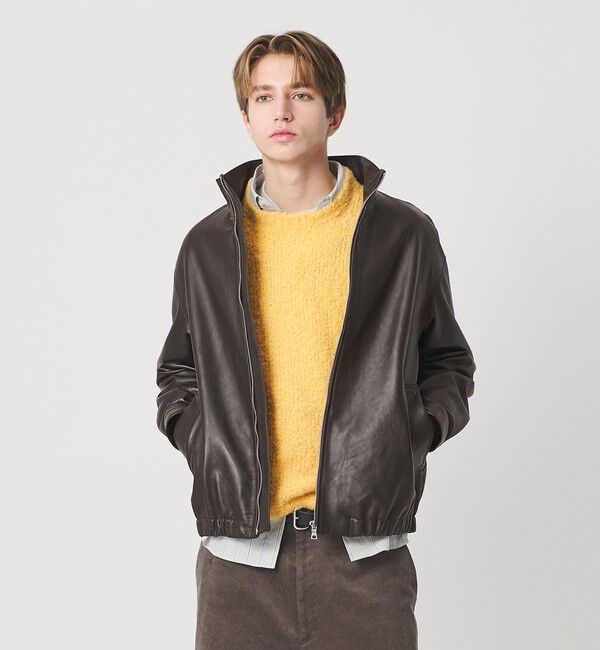 BEAUTY&YOUTH UNITED ARROWS「セミベジタブル シープ レザー ブルゾン」|ブルゾン・スタジャン|