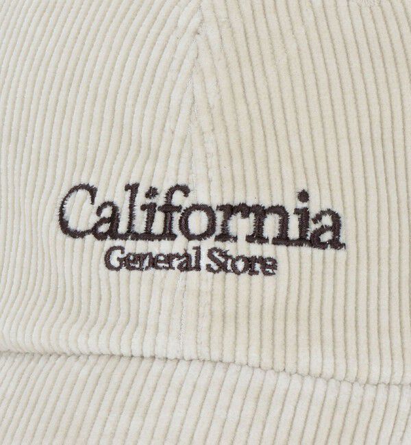 California General Store「＜CGS.＞コーデュロイ ロゴキャップ」|キャップ・キャスケット|