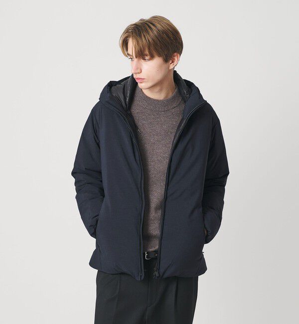 BEAUTY&YOUTH UNITED ARROWS「小松マテーレ シャンブレー フード ダウンジャケット 700FP 撥水機能」|ダウン|