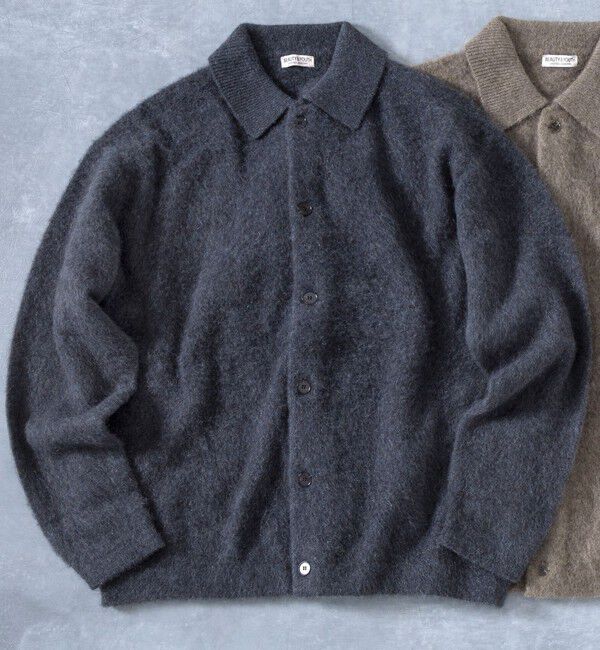 BEAUTY&YOUTH UNITED ARROWS「ブラッシュド ヤク ニット ジャケット」|カーディガン|