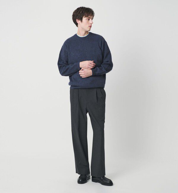 BEAUTY&YOUTH UNITED ARROWS「ブラッシュド ヤク クルーネック ニット」|ニット・セーター|