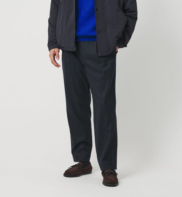 BEAUTY&YOUTH UNITED ARROWS「フラノ テーパード イージー パンツ NO.5 手洗い可能」|チノ|