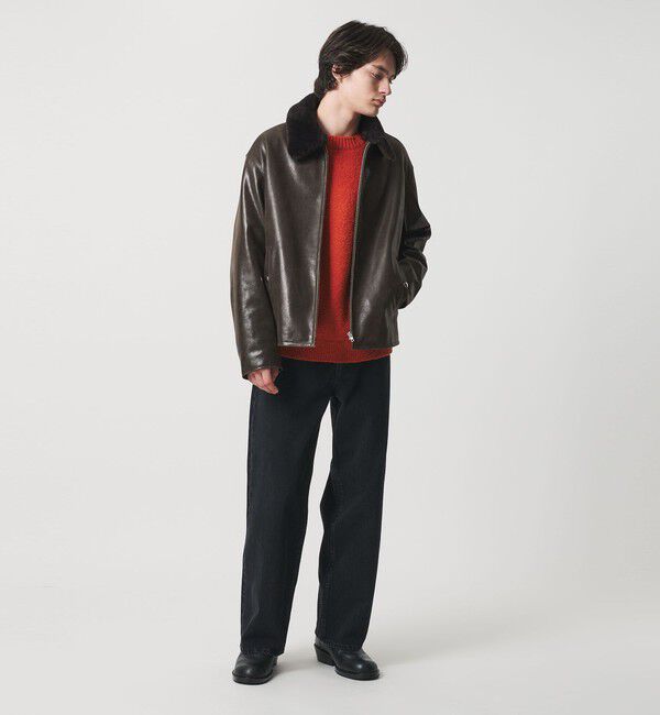 MONKEY TIME「ゴート ムートンカラー ジップ ジャケット」|その他|