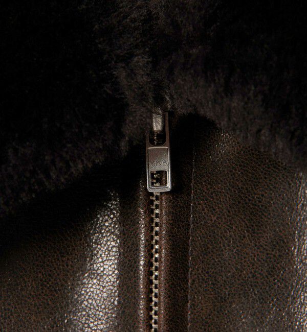 MONKEY TIME「ゴート ムートンカラー ジップ ジャケット」|その他|