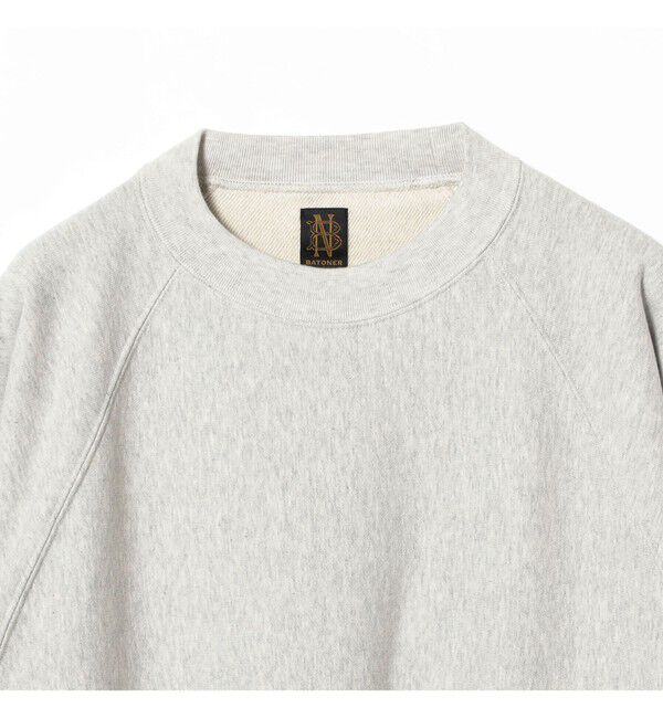 Demi-Luxe BEAMS 「BATONER / メランジ 裏毛 クルーネック トップス」|パーカー|
