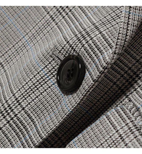 Ray BEAMS 「チェック 4ボタン W ジャケット」|テーラードジャケット|