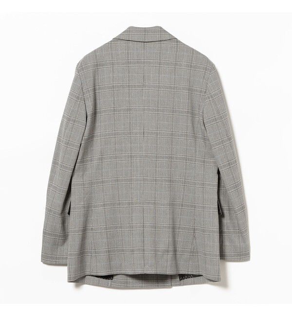 Ray BEAMS 「チェック 4ボタン W ジャケット」|テーラードジャケット|