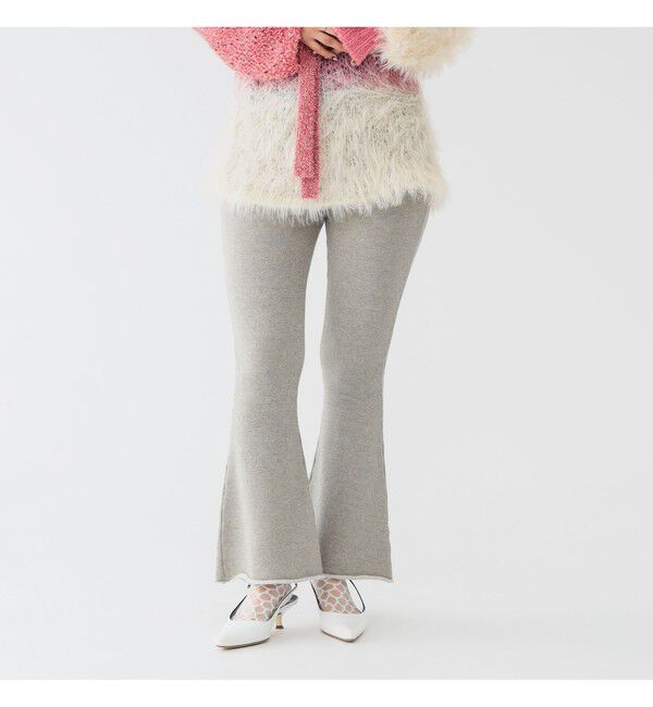 BEAMSBOY「maturely / グリッター ジッパー パンツ」|チノ|