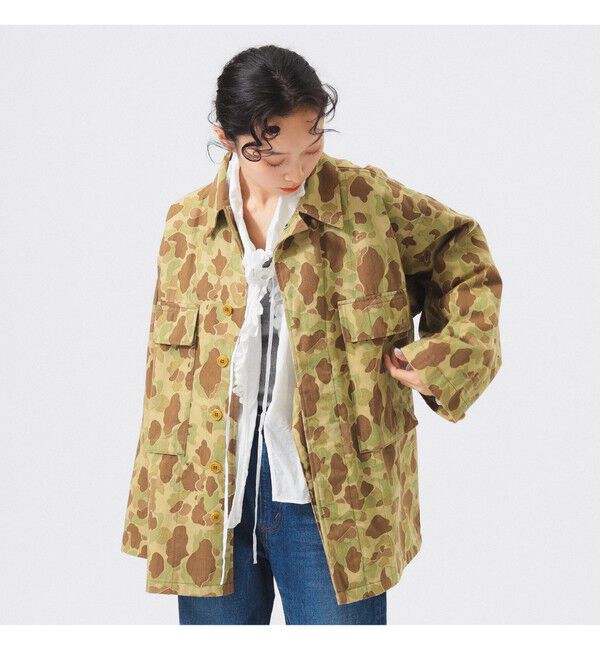 BEAMSBOY「【別注】BUZZ RICKSON'S / ヘリンボーン カモ ジャケット」|ブルゾン・スタジャン|