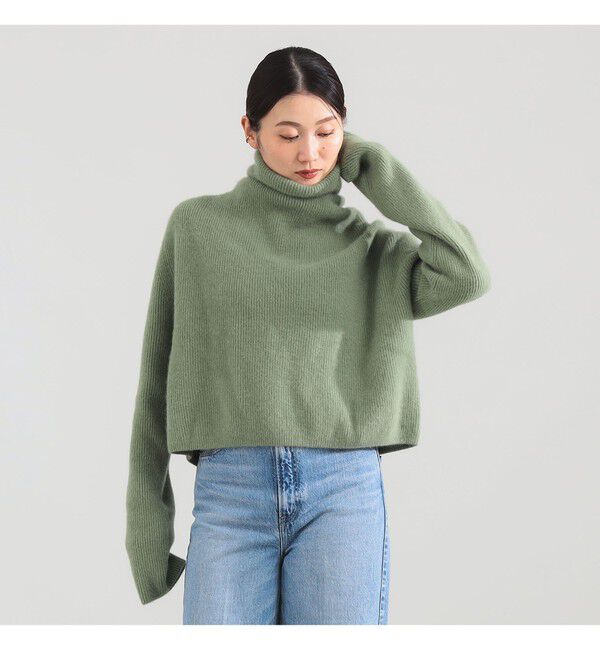 Demi-Luxe BEAMS 「【別注】BATONER / カシミヤフォックス タートルネック ニット」|ニット・セーター|