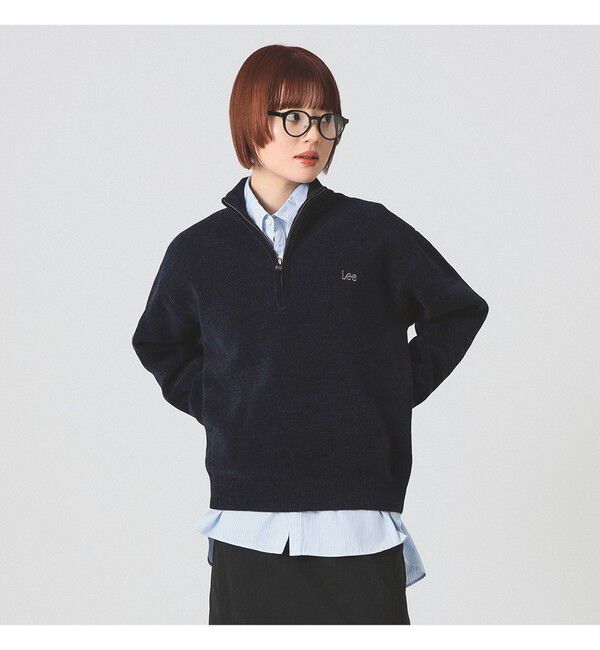 Ray BEAMS 「Lee / Half Zip Sweat」|スウェット・ジャージ|NAVY