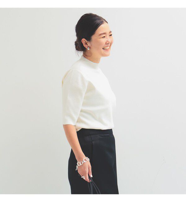 Demi-Luxe BEAMS 「シンプル モックネック ニット .M」|ニット・セーター|