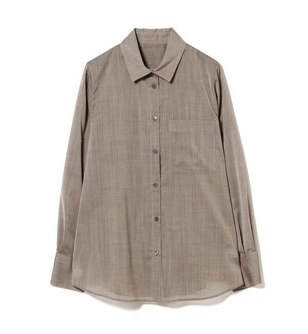 Demi-Luxe BEAMS 「ポリエステル ウール トロピカル シアー シャツ」|シャツ・ブラウス|