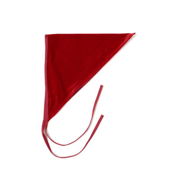 Ray BEAMS 「ベロア ヘッド スカーフ」|その他|