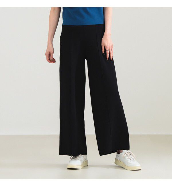 Demi-Luxe BEAMS 「AK+1 / スムース ニットパンツ」|チノ|
