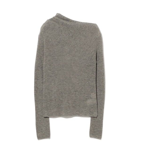 Demi-Luxe BEAMS 「AK+1 / 片畦 アシメトリーネック プルオーバー」|ニット・セーター|