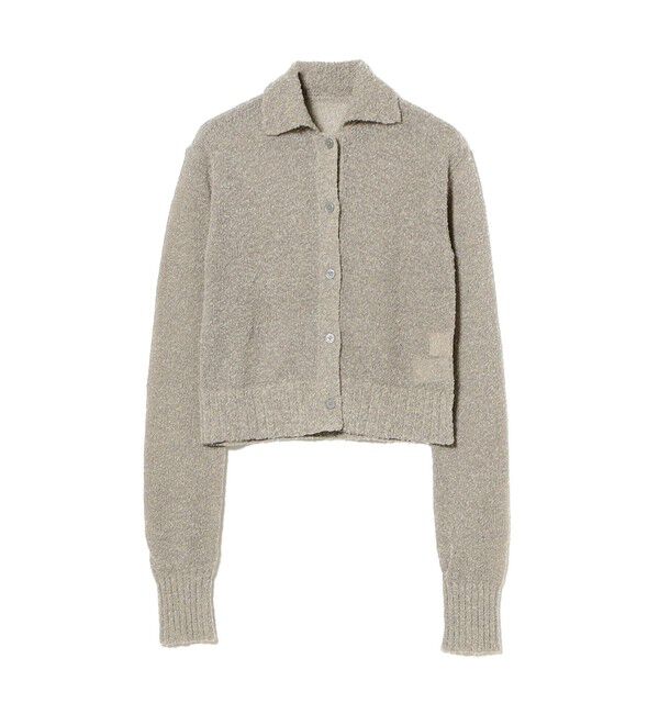 Demi-Luxe BEAMS 「AK+1 / ポロカラーショート カーディガン」|ニット・セーター|