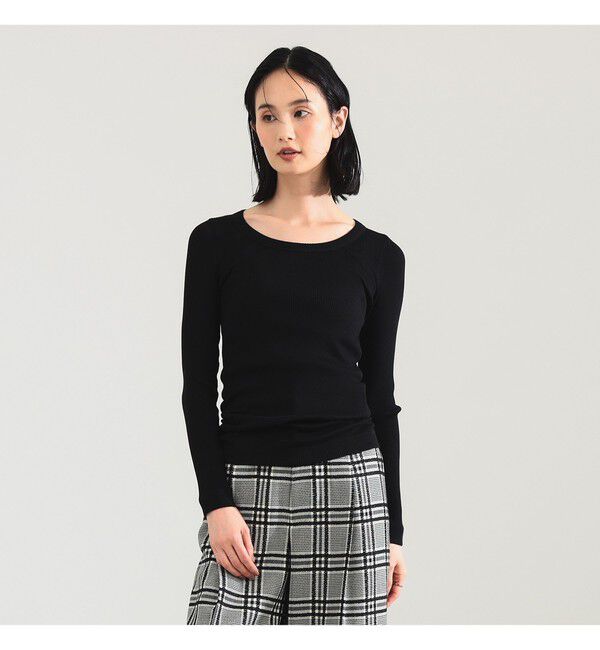 Demi-Luxe BEAMS 「AK+1 / シルク コットン 丸胴 プルオーバー」|Tシャツ・カットソー|