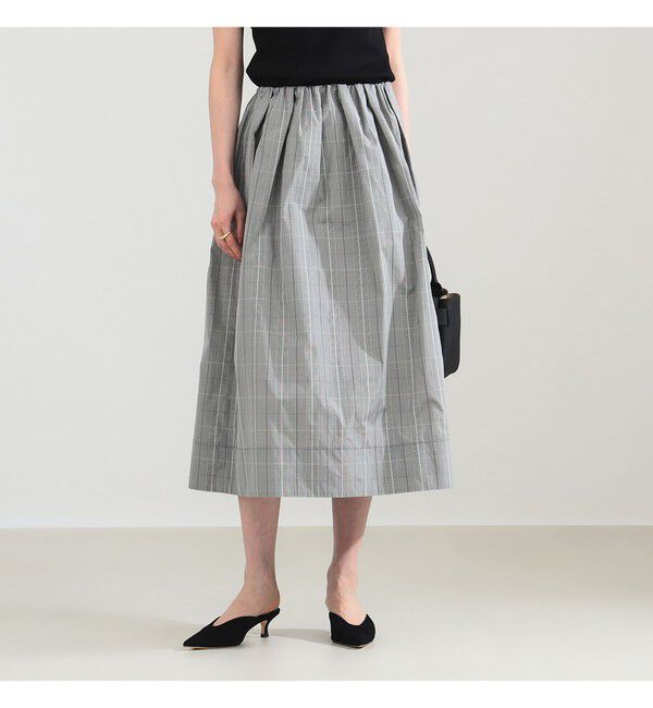 Demi-Luxe BEAMS 「ランダム タック フレアスカート」|スカート|