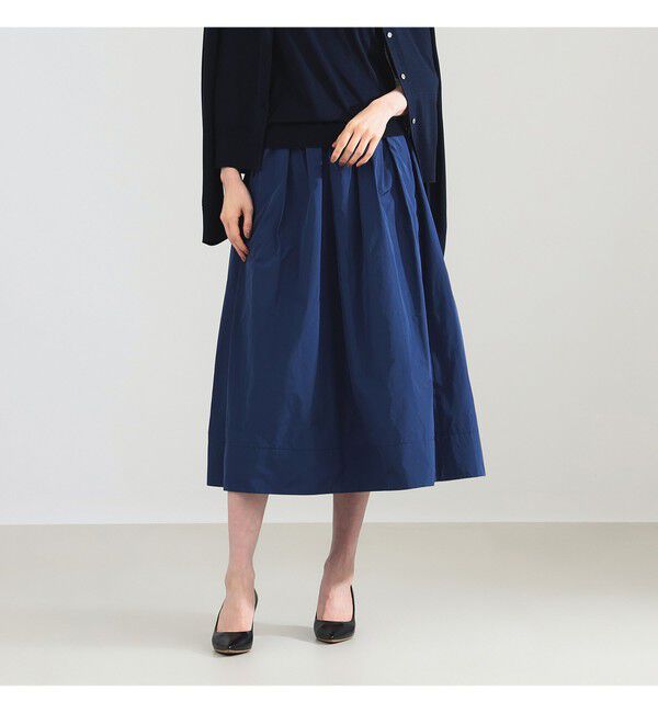 Demi-Luxe BEAMS 「ランダム タック フレアスカート」|スカート|