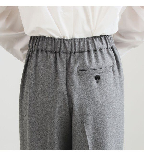 Demi-Luxe BEAMS 「ウールライク イージーパンツ」|チノ|