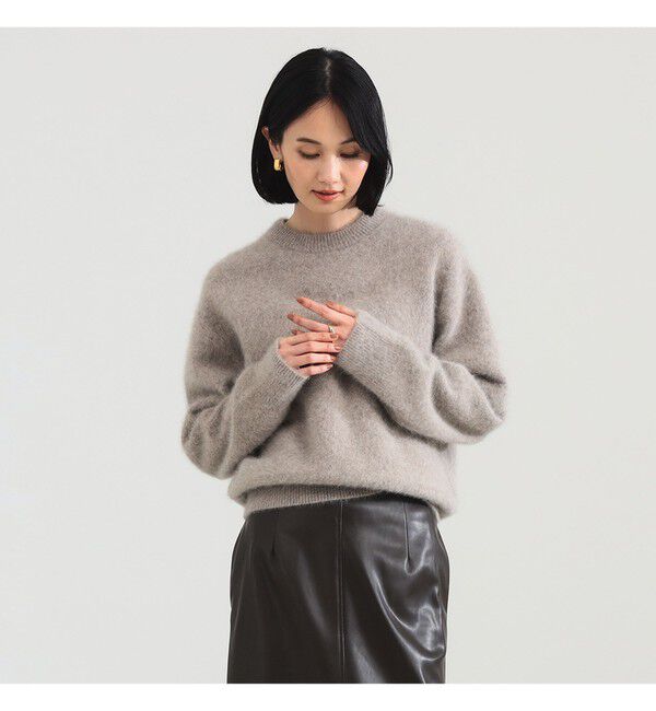 Demi-Luxe BEAMS 「ヤク フォックス ロングスリーブ プルオーバーニット」|ニット・セーター|